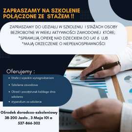 Płatne staże zawodowe