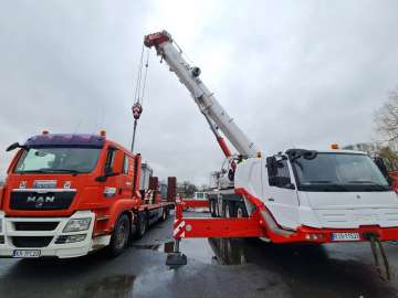 Żuraw samojezdny 100ton Dźwig 100t Jasło Jedlicze Krosno Sanok Gorlice