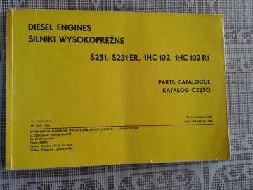 Katalog częsci  do silnika S 231