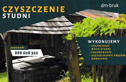 Przegląd Czyszczenie Dezynfekcja Studni