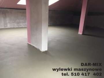 Wylewki maszynowe, posadzki cementowe; Jasło Krosno Gorlice Brzozów