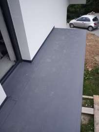 Hydroizolacja tarasów, balkonów mebraną PVC