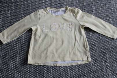 Żółta bluzeczka z napisem LOVE H&M