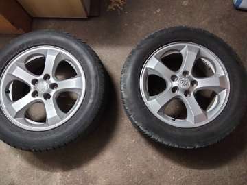 Koła 4 szt felgi 5x114.3 17 opony DUNLOP 235x55 lato