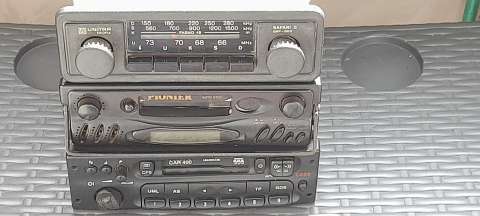 radia samochodowe stare : unitra diora safari , pionier , philips