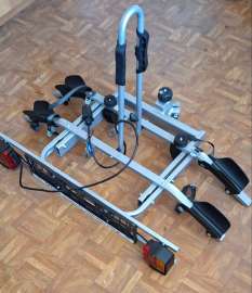 bagażnik  platforma rowerowa na hak amos tytan 2 plus (7 pin) silver