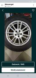 Opony zimowe Falken 225/65/17 + felgi aluminiowe Volvo XC90