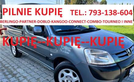 Kupię samochód mały dostawczy Berlingo/Combo/Doblo/Kango/Partner inne