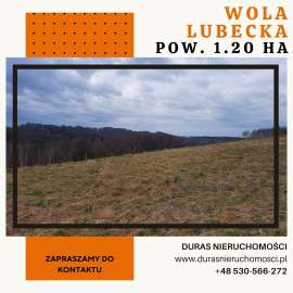 Wola Lubecka działka budowlano-rolna 1,20 ha