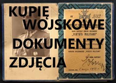 KUPIĘ Wojskowe Stare Dokumenty,Zdjęcia,Legitymacje