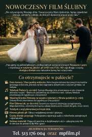 Nowoczesny Film Ślubny. Dwie kamery pełna klatka Panasonic Lumix