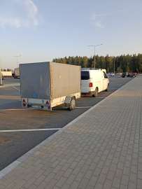 Przyczepa towarowa 280x150 dmc 750kg wynajem
