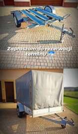Przyczepa ciężarowa 280x150 dmc 750kg wypożycz kat B