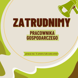 Pracownik gospodarczy - odśnieżanie
