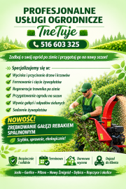 Wycinka drzew, żywopłoty, wertykulacje, usługi