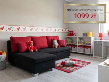 Narożnik dziecięcy - 2,03 x 1,33 m