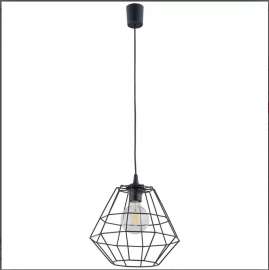 Lampa Wisząca Loftowa Diamond 6207 Poddasze Metal Drzewo 15W