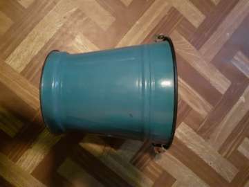 wiadro niebieskie emaliowane 12 L