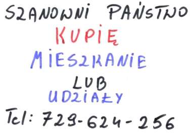 Kupię mieszkanie w Jaśle