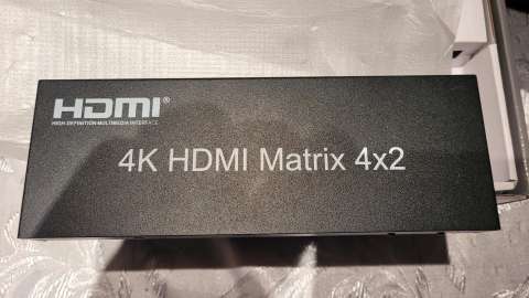 Matrix HDMI 4 x 2 Switch Splitter 3D 4Kx2K