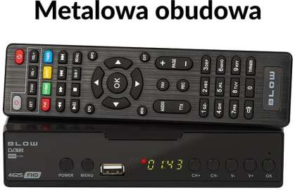 tuner dekoder dvb-t2 tv naziemnej h.265 hevc