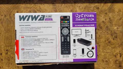 Dekoder - dvbt2 wiwa - TV naziemna cyfrowa