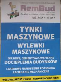 Tynki maszynowe