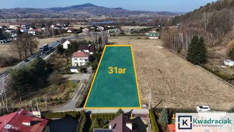 Krajowice - działka z pozwoleniem na budowę domu 31ar