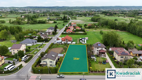 Działka 16 ar z warunkami zabudowy - Jasło, Sobniów II