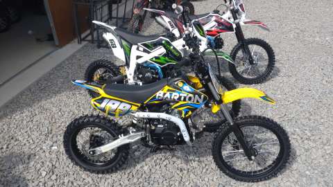 Nowy Cross Barton DB 125 2025r 14/17 rozrusznik KXD MRF KAYO pit bike