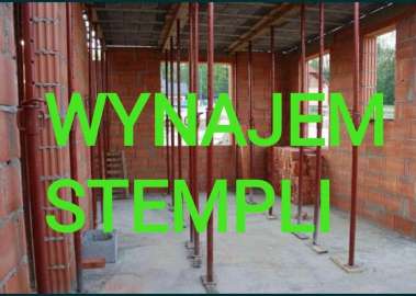 Wynajem systemu szalunkowego