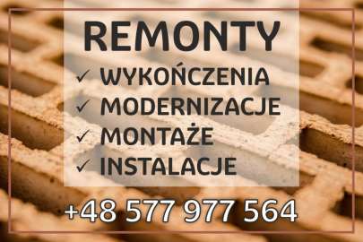 Kompleksowe usługi remontowe i modernizacyjne - fachowo i solidnie