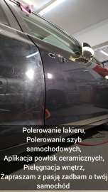 Kosmetyka samochodowa, renowacja lakieru, polerowanie szyb.