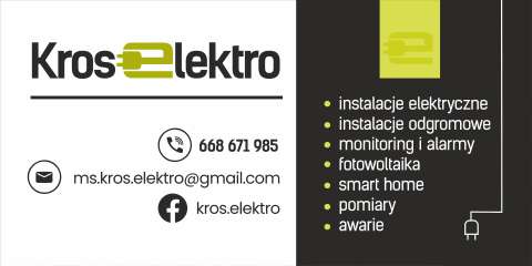 Kros-Elektro usługi elektryczne, instalacje elektryczne