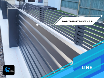 Ogrodzenia aluminiowe - Model Line - Euro Fences Polski producent