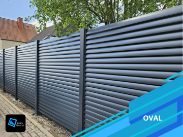 Euro Fences - ogrodzenie z aluminium - model OVAL