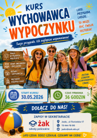 kurs - wychowawca wypoczynku nowy start