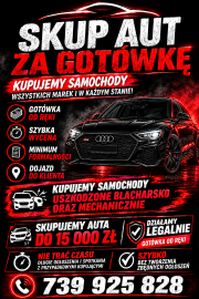 Kupię twój samochód , sprawne i uszkodzone do 15 tys