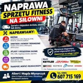 serwis sprzętu fitness i rehabilitacyjnego - serwis mobilny