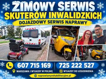 dojazdowy serwis skuterów inwalidzkich - zadbaj o sprzęt zimą