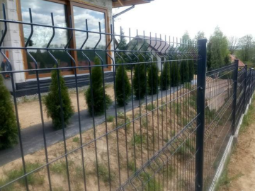 Panel ogrodzeniowy PROMOCJA 123x250cm fi4mm ocynk+kolor