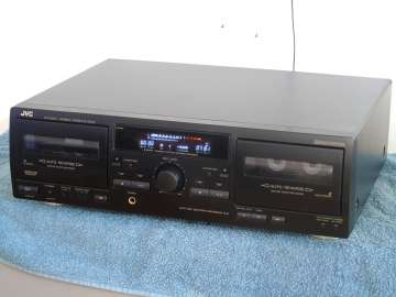 magnetofon jvc td-w254 ładny. dostawa.