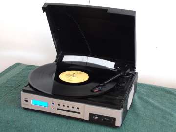 gramofon igła radio usb mp-3 rec aux wzmacniacz głośniki. dostawa