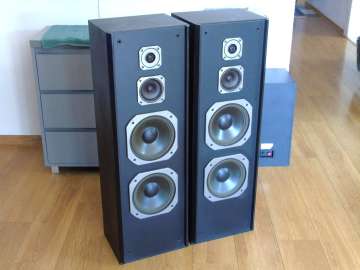 Kolumny stereo SHARP CP-7700 sprawne i mocne 2 x 250 wat. 8 ohm. DOSTA