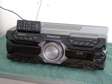 wieża panasonic sa-akx520 pilot radio rds usb mp3 bt cd. dostawa
