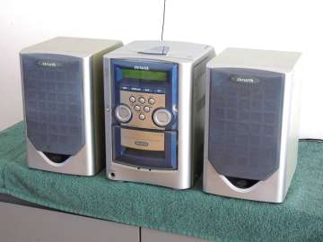 wieża aiwa kolumny radio aux . dostawa.