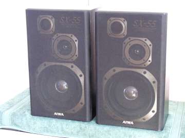Świetne kolumny stereo Aiwa SX-55 ładne. DOSTAWA