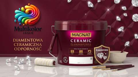 Farba Magnat Ceramic C45 Biała 10L Plamoodporna Jasło