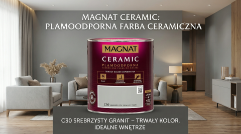 Farba Ścienna Magnat Ceramic Ceramiczna w kolorach 2,5L