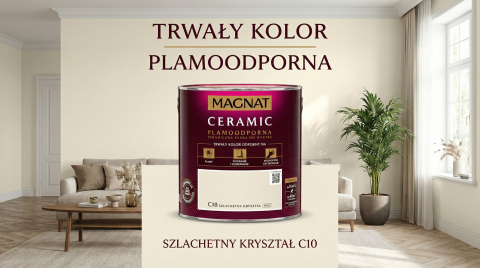Farba ścienna ceramiczna Magnat Ceramic kolory 5 L